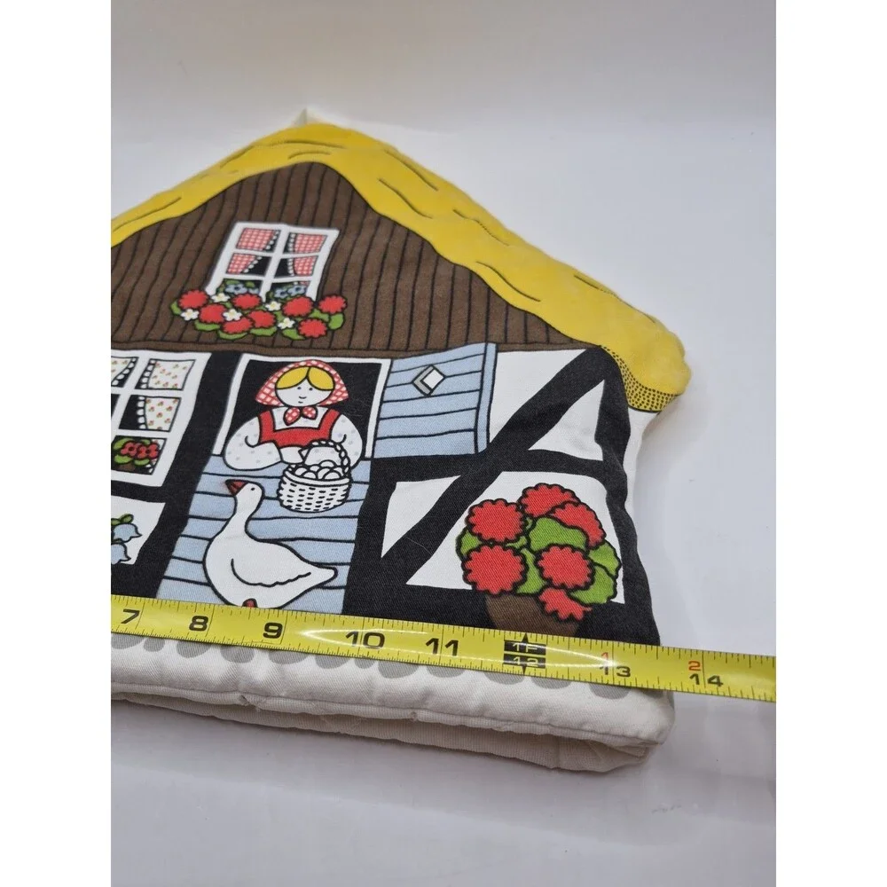 Vtg Pat Albeck Tea Pot Cozy Cover Padded Thatched Roof Cottagecore  Cuckoobird